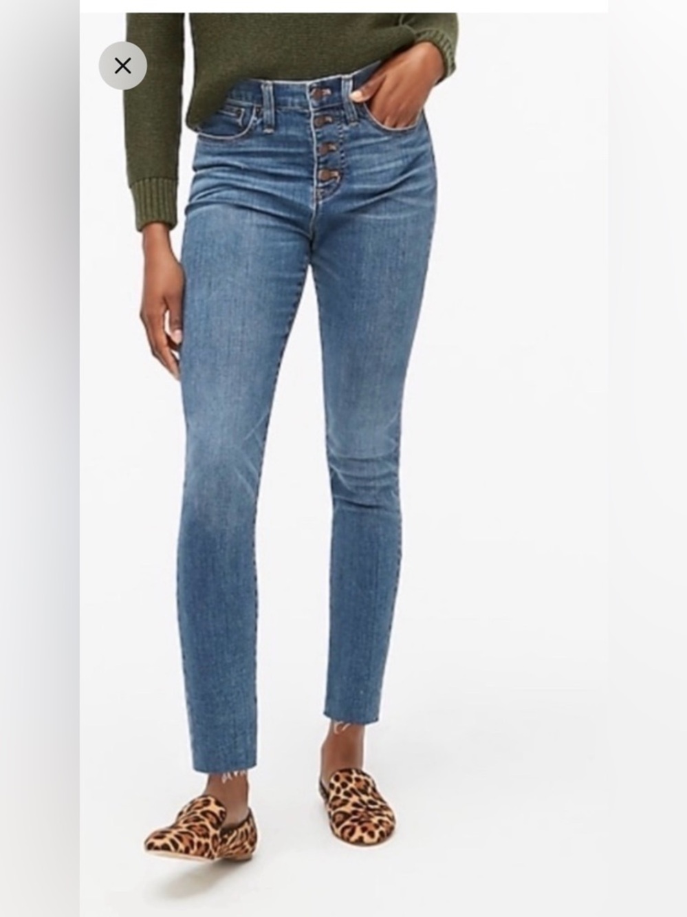 NWT J.Crew 10” High Rise Skinny Women’s Jeans size 30